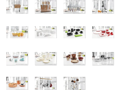 15 conjuntos de modelos de talheres Modelo 3D