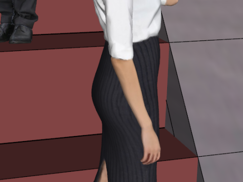 Format SketchUp modelu postaci &mdash; zawiera wiele dynamicznych p&oacute;z Model 3D