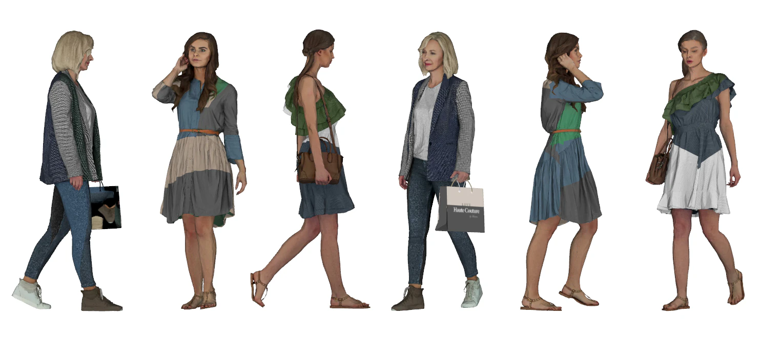 Character Dynamic Pose SU Model Library 3D Model .c4d .max .obj .3ds .fbx .stl .blend 