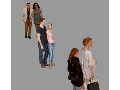 Fountain Square and Crowd Activity Space SU Design Scheme Model 3D Model