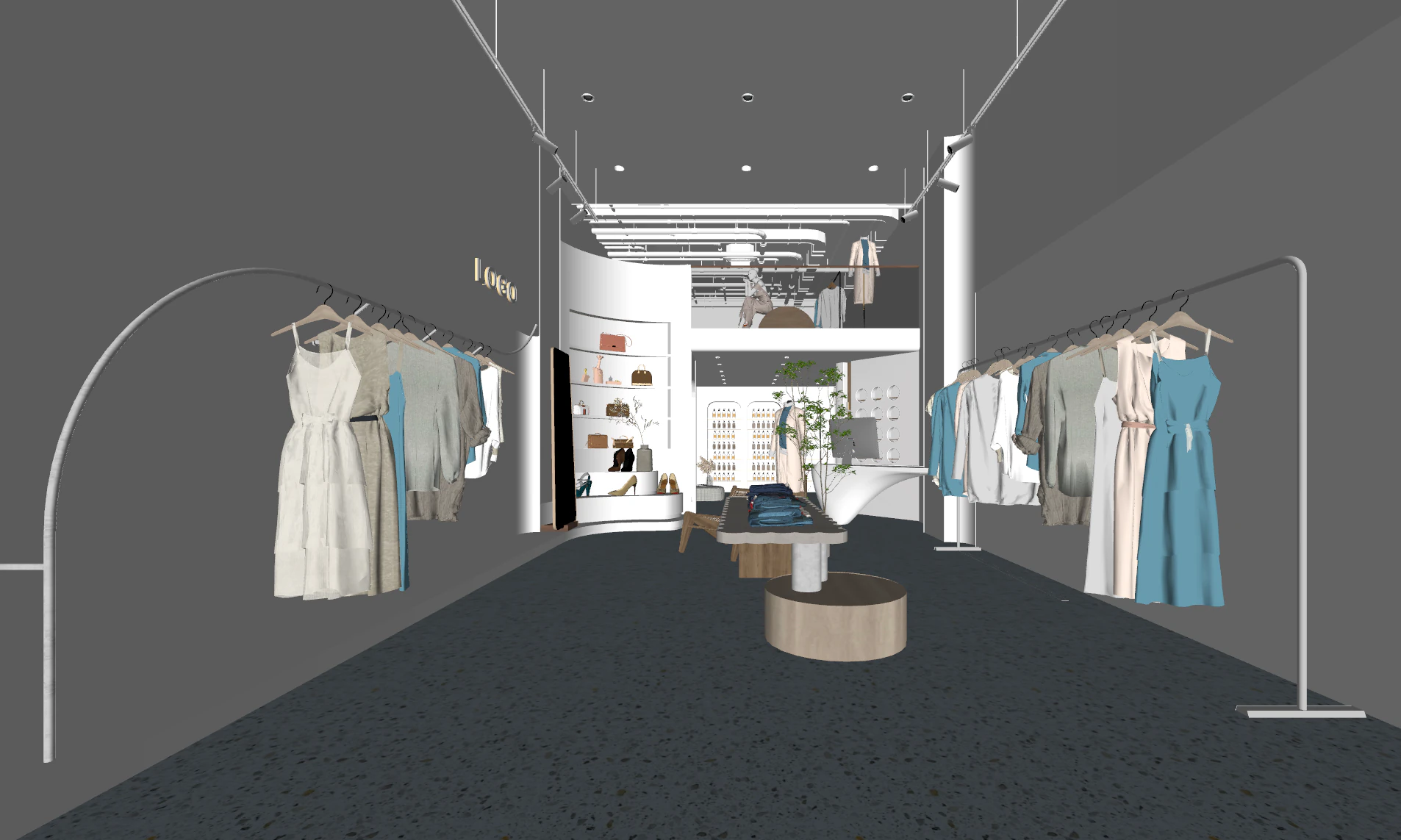 Modern Clothing Store Su Model 3D Model .c4d .max .obj .3ds .fbx .stl .blend 