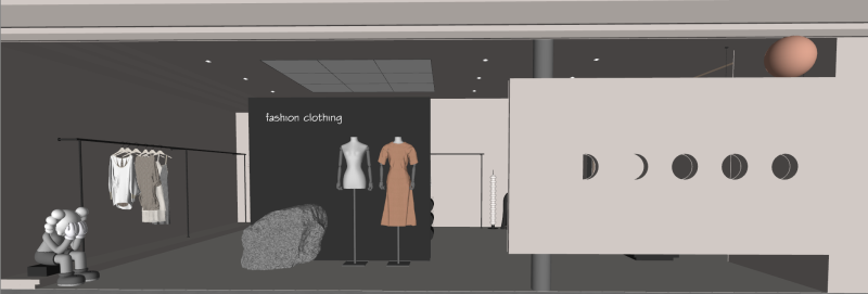 現代衣料品店婦人服店suモデル 3Dモデル .c4d .max .obj .3ds .fbx .stl .blend 