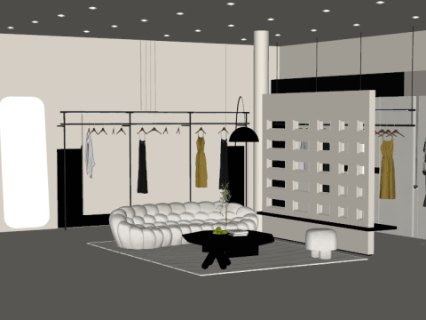 Magasin de vêtements pour femmes modèle SU Modèle 3D