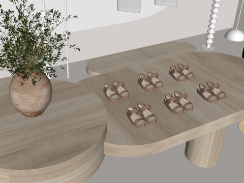 Warm childrens clothing store SketchUp source file 3D Model