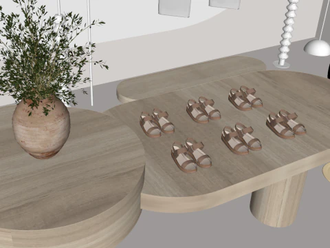 Warm childrens clothing store SketchUp source file 3D Model
