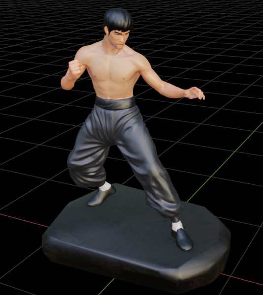 李小龙饰品模型 3D 模型 .c4d .max .obj .3ds .fbx .stl .blend