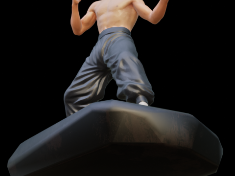 李小龙饰品模型 3D 模型