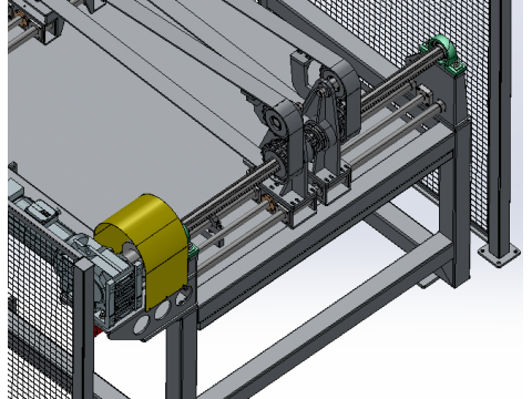 焼入れタンク搬送ライン 3Dモデル