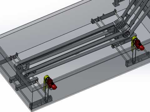 焼入れタンク搬送ライン 3Dモデル