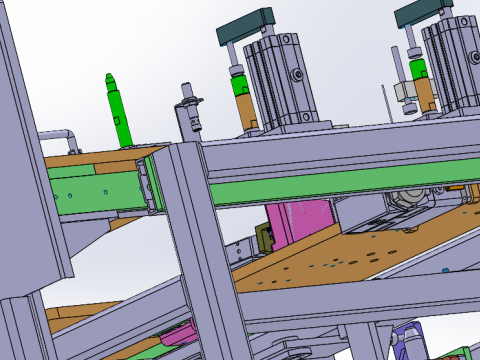 Верстак для сборки люка на крыше 3D Модель