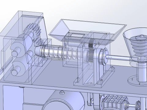 Automatic dumpling machine 3D Model