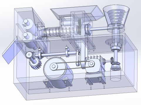 Automatyczna maszyna do robienia pierogów Model 3D