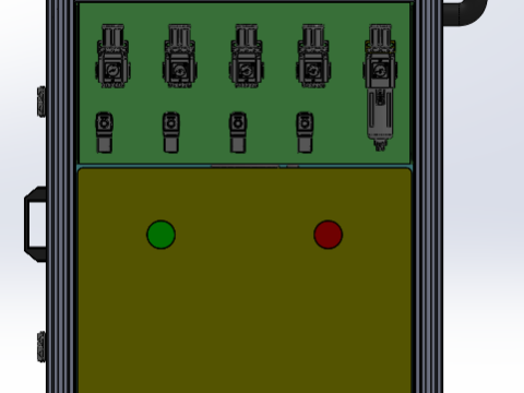汽车稳定杆喷涂设备 3D 模型