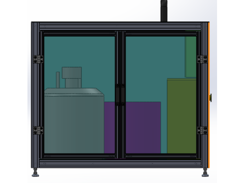 汽车稳定杆喷涂设备 3D 模型