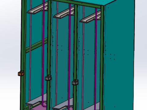 Estación de trabajo de compresión de espuma Modelo 3D