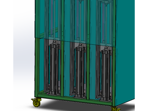 Estación de trabajo de compresión de espuma Modelo 3D
