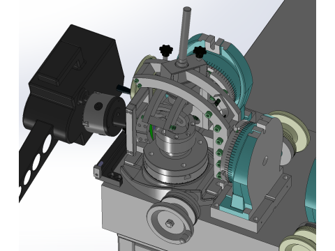 Vierrad-Ausrichtungstester 3D Modell