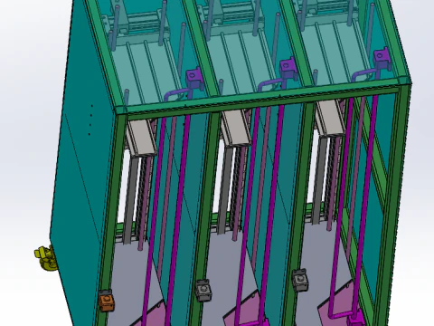 Упаковщик легких прутков 3D Модель
