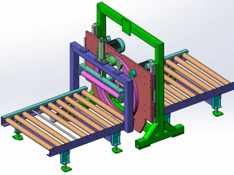 Light bar packer 3D Model
