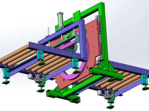 Light bar packer 3D Model