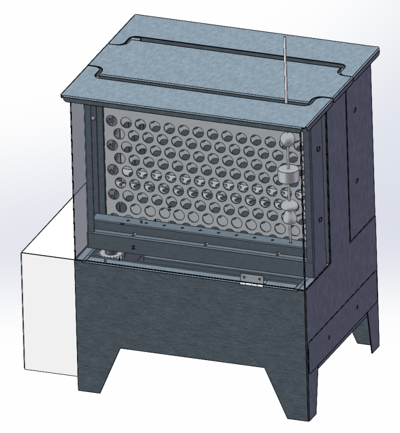 Portable travel barbecue box 3D Model .c4d .max .obj .3ds .fbx .stl .blend 