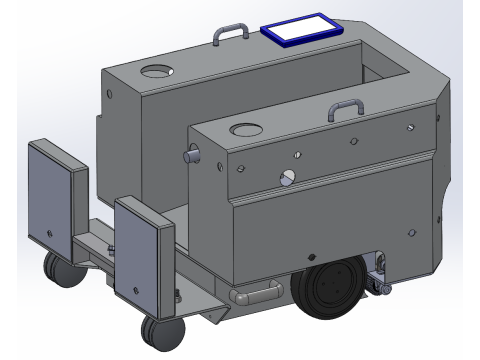 Yüzme havuzu su filtreleme makinesi 3D Model