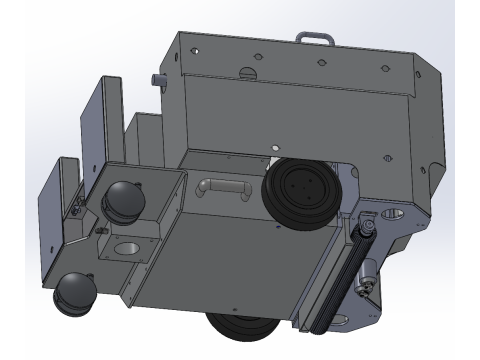 Yüzme havuzu su filtreleme makinesi 3D Model