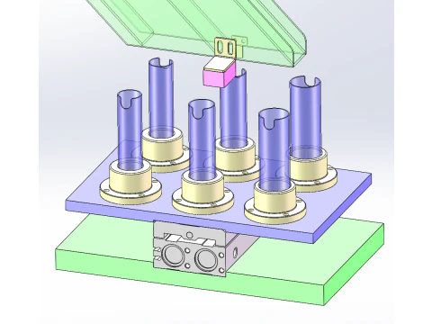 Coin sorting and packaging machine 3D Model