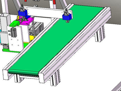Konektör test makinesi otomatik hat iş istasyonu xt 3D Model