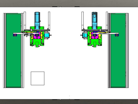 Konektör test makinesi otomatik hat iş istasyonu xt 3D Model