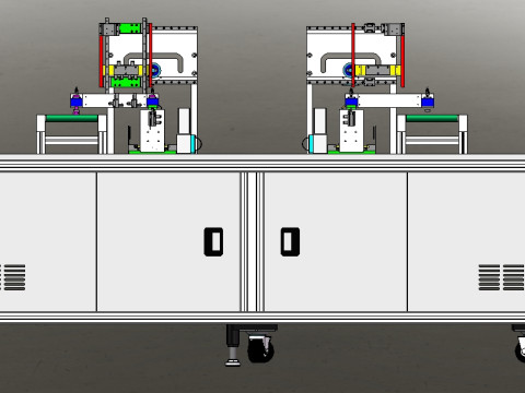 Konektör test makinesi otomatik hat iş istasyonu xt 3D Model