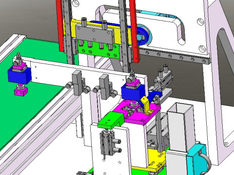 Konektör test makinesi otomatik hat iş istasyonu xt 3D Model