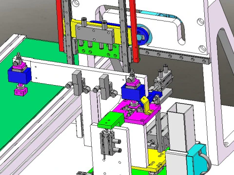 Connector testing machine automatic line workstation xt 3D Model