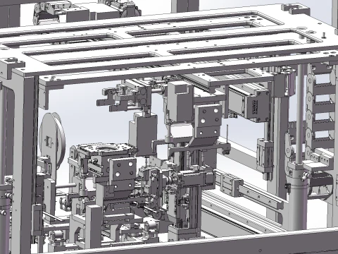 Deflector assembly and tape winding machine 3D Model