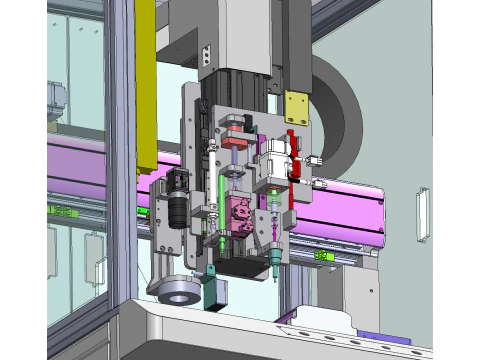 Keyboard lock screw machine 3D Model