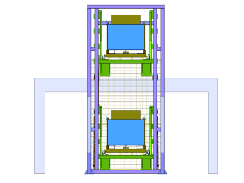 Levante o degrau basculante Modelo 3D