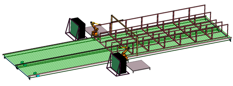 Robot glass feeder 3D Model .c4d .max .obj .3ds .fbx .stl .blend