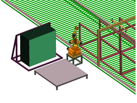 Robot glass feeder 3D Model