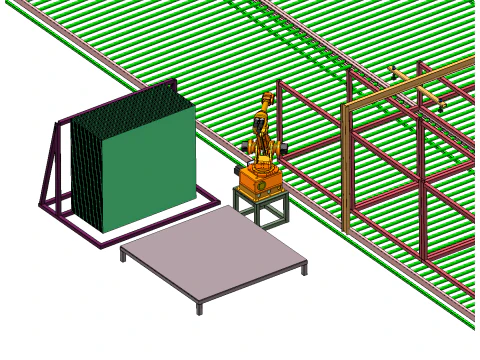 Robot glass feeder 3D Model