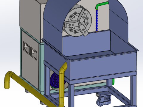 一軸研削盤 3Dモデル
