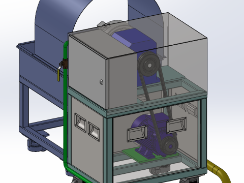 一軸研削盤 3Dモデル