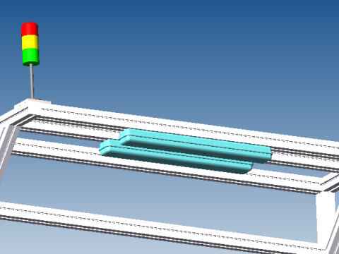 자동차 내부 트림 조립 워크스테이션 3D 모델