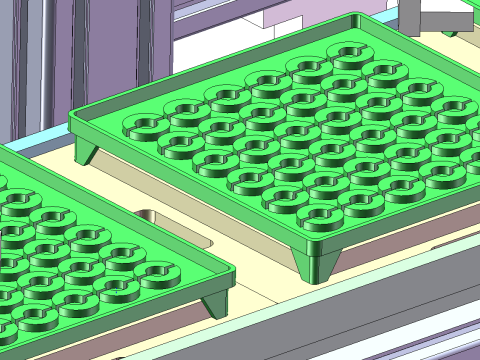 Зумер автоматичне дозування та збірка кругової складальної лінії 3D Модель