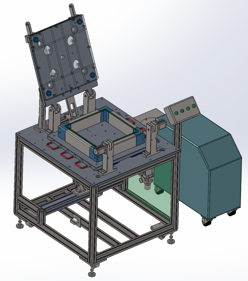 发泡实验工作站 3D 模型 .c4d .max .obj .3ds .fbx .stl .blend