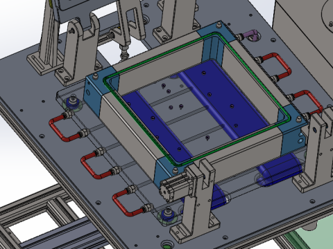 发泡实验工作站 3D 模型