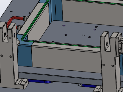 发泡实验工作站 3D 模型
