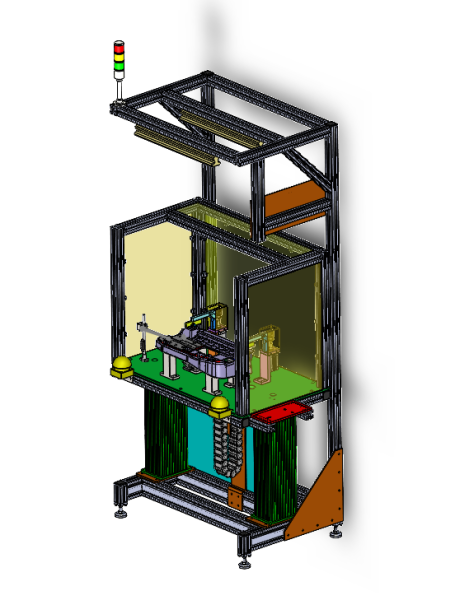 Knee bezel workstation 3D Model .c4d .max .obj .3ds .fbx .stl .blend