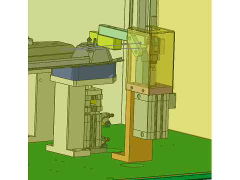 Knee bezel workstation 3D Model