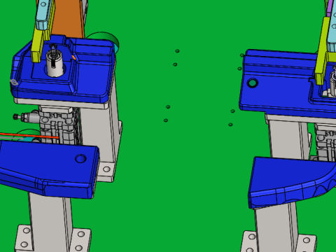 Knee bezel workstation 3D Model