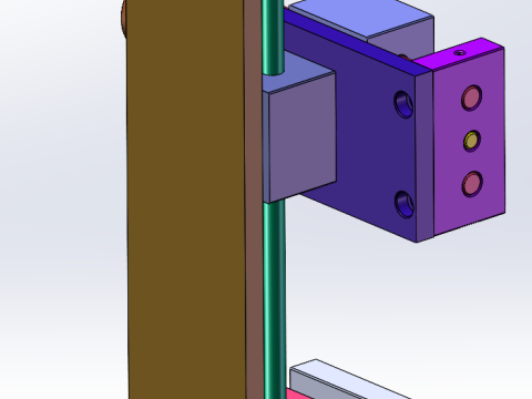 Assento com ajuste de três coordenadas Modelo 3D